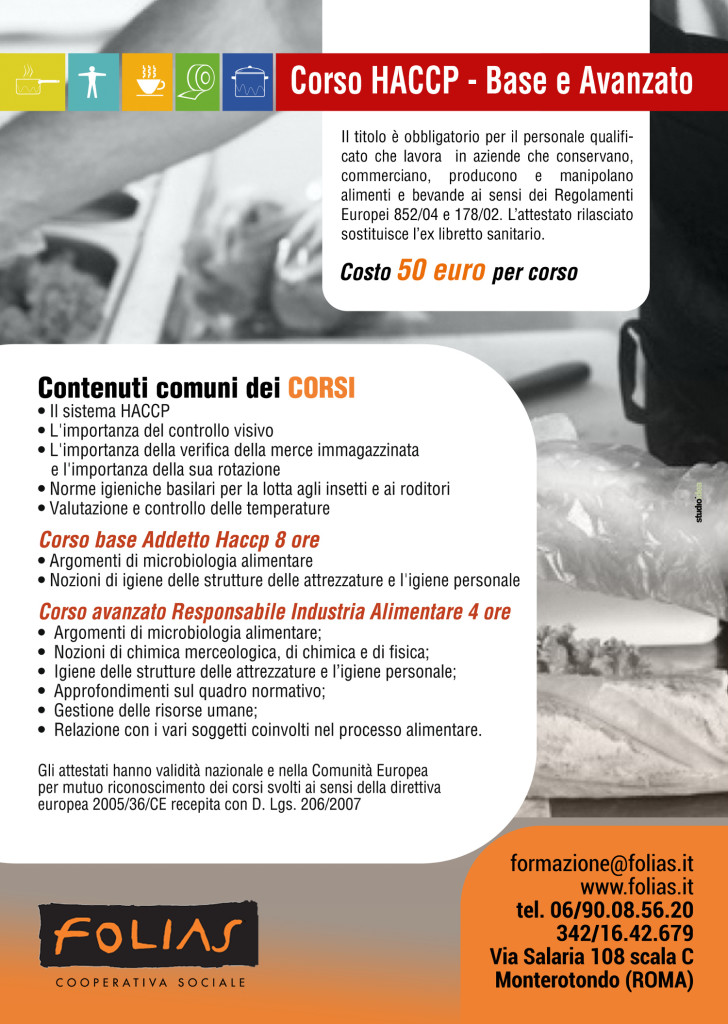 Locandina HACCP